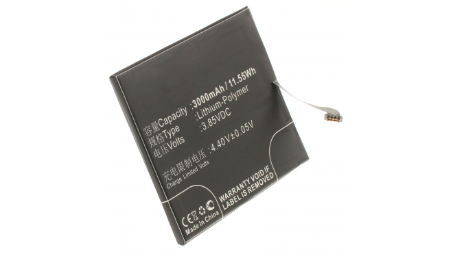 Аккумуляторная батарея для телефона, смартфона ZTE NX573J. Артикул iB-M2384.Емкость (mAh): 3000. Напряжение (V): 3,85