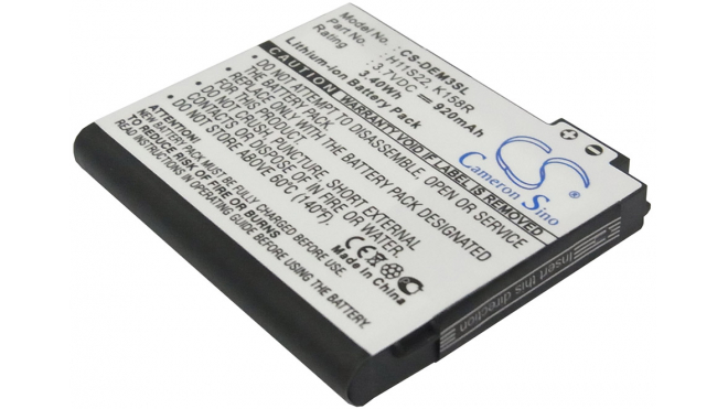 Аккумуляторная батарея OK158R для телефонов, смартфонов Dell. Артикул iB-M1710.Емкость (mAh): 920. Напряжение (V): 3,7