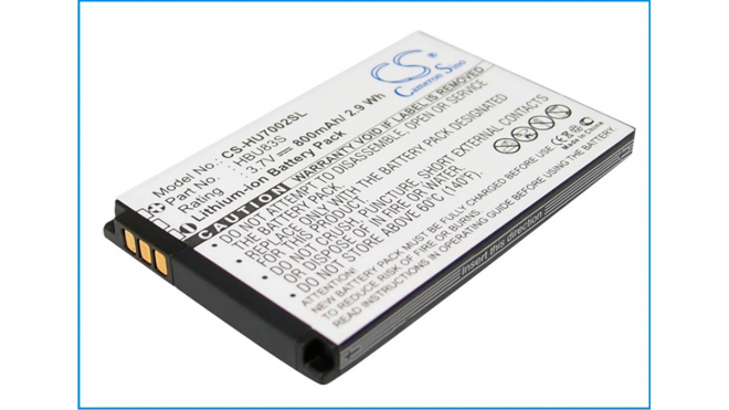 Аккумуляторная батарея iBatt iB-M2014 для телефонов, смартфонов HuaweiЕмкость (mAh): 800. Напряжение (V): 3,7