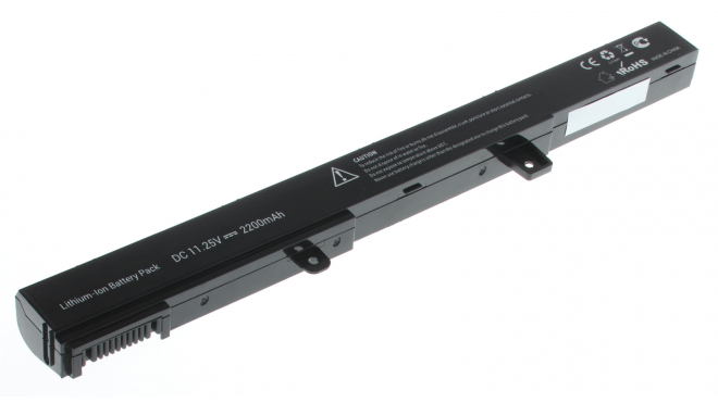 Аккумуляторная батарея для ноутбука Asus F551MA Celeron N2920. Артикул 11-11541.Емкость (mAh): 2200. Напряжение (V): 11,25