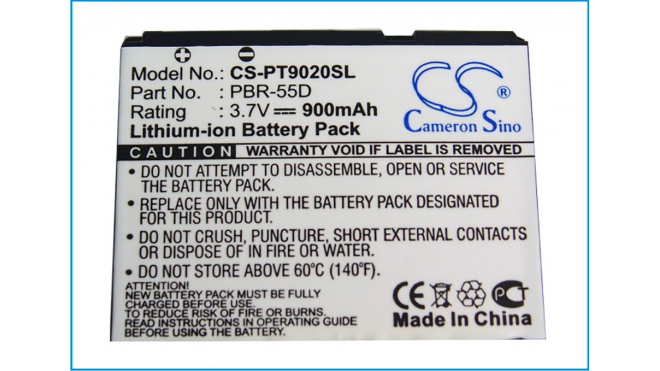 Аккумуляторная батарея PBR-55D для телефонов, смартфонов Pantech. Артикул iB-M2462.Емкость (mAh): 900. Напряжение (V): 3,7