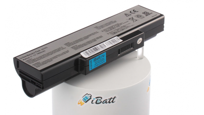 Аккумуляторная батарея для ноутбука Asus A73BY. Артикул iB-A164H.Емкость (mAh): 7800. Напряжение (V): 10,8