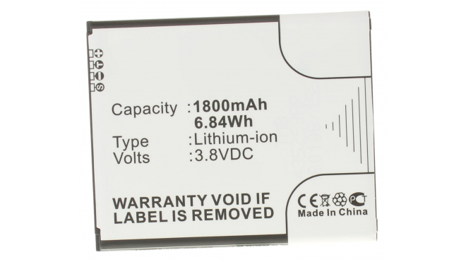 Аккумуляторная батарея B105BC для телефонов, смартфонов Samsung. Артикул iB-M601.Емкость (mAh): 1800. Напряжение (V): 3,8