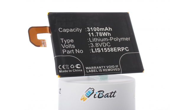 Аккумуляторная батарея iBatt iB-M803 для телефонов, смартфонов Sony EricssonЕмкость (mAh): 3100. Напряжение (V): 3,8
