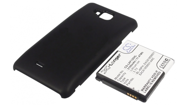 Аккумуляторная батарея для телефона, смартфона LG F120L. Артикул iB-M2160.Емкость (mAh): 3100. Напряжение (V): 3,7