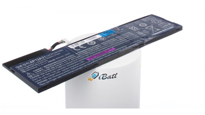 Аккумуляторная батарея для ноутбука Acer Aspire M5-481PT-6488. Артикул iB-A606.Емкость (mAh): 4850. Напряжение (V): 11,1