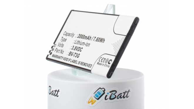 Аккумуляторная батарея iBatt iB-M2372 для телефонов, смартфонов MicrosoftЕмкость (mAh): 2000. Напряжение (V): 3,8