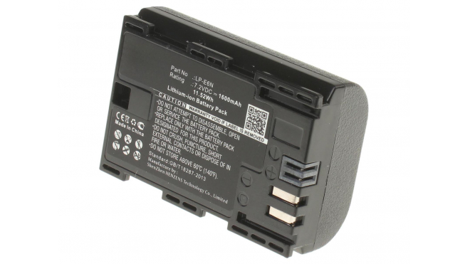 Аккумуляторная батарея iBatt iB-F127 для фотокамер и видеокамер CanonЕмкость (mAh): 1600. Напряжение (V): 7,2