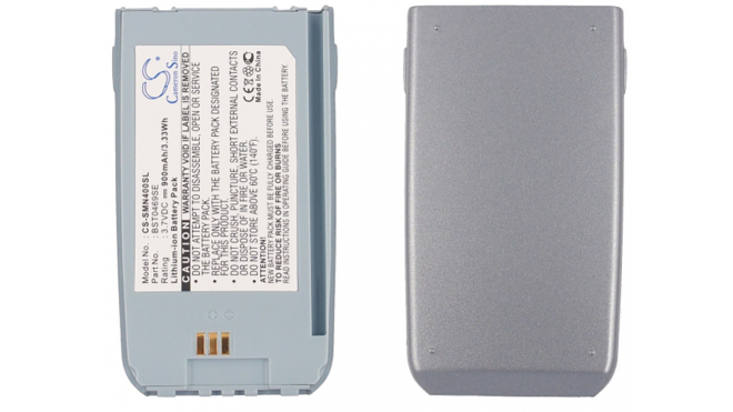 Аккумуляторная батарея для телефона, смартфона Samsung SGH-N408. Артикул iB-M2662.Емкость (mAh): 900. Напряжение (V): 3,7