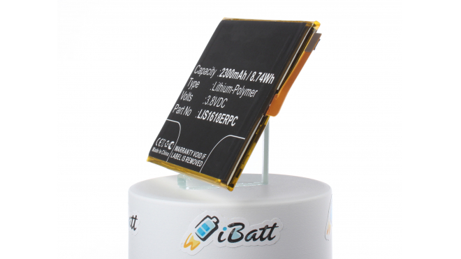 Аккумуляторная батарея iBatt iB-M2862 для телефонов, смартфонов SonyЕмкость (mAh): 2300. Напряжение (V): 3,8