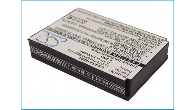 Аккумуляторная батарея iBatt iB-M3046 для телефонов, смартфонов ZTEЕмкость (mAh): 1700. Напряжение (V): 3,7