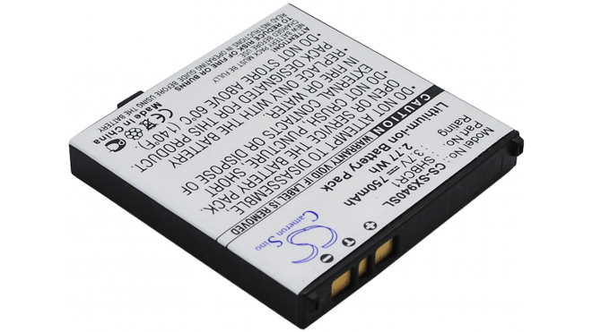 Аккумуляторная батарея iBatt iB-M2838 для телефонов, смартфонов SharpЕмкость (mAh): 750. Напряжение (V): 3,7