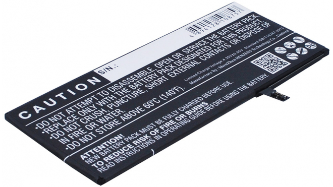 Аккумуляторная батарея iBatt iB-M975 для телефонов, смартфонов AppleЕмкость (mAh): 2750. Напряжение (V): 3,8