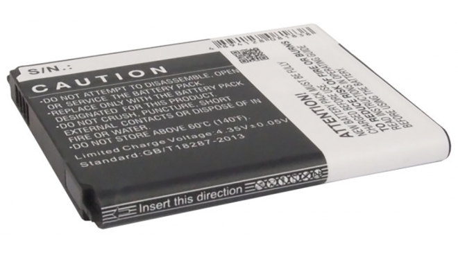 Аккумуляторная батарея iBatt iB-M2747 для телефонов, смартфонов SamsungЕмкость (mAh): 2100. Напряжение (V): 3,8