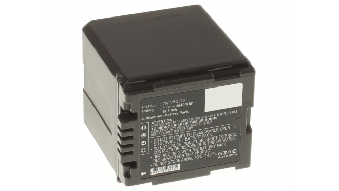 Аккумуляторные батареи для фотоаппаратов и видеокамер Panasonic AG-AF100Емкость (mAh): 2640. Напряжение (V): 7,4