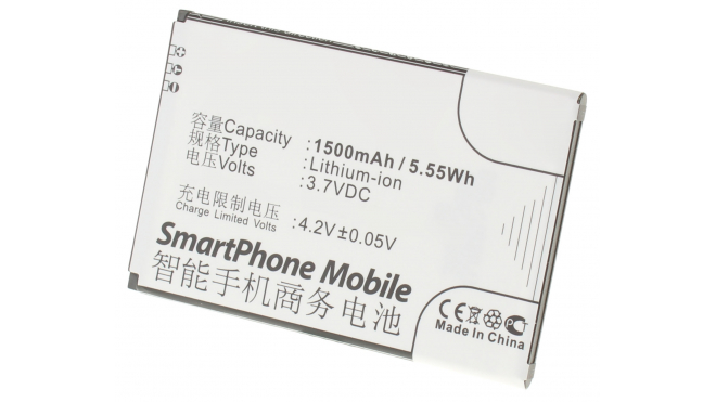 Аккумуляторная батарея для телефона, смартфона Acer Liquid Z3 Duo. Артикул iB-M627.Емкость (mAh): 1500. Напряжение (V): 3,7