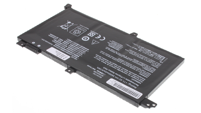 Аккумуляторная батарея для ноутбука Asus VivoBook X571G. Артикул iB-A1705.Емкость (mAh): 3600. Напряжение (V): 11,4