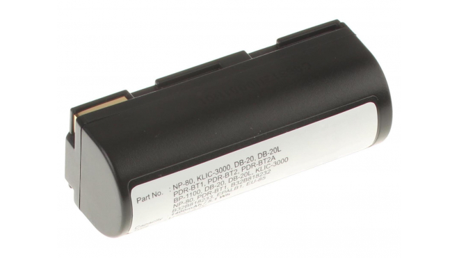 Аккумуляторная батарея DB-20 для фотоаппаратов и видеокамер Kodak. Артикул iB-F379.Емкость (mAh): 1400. Напряжение (V): 3,7