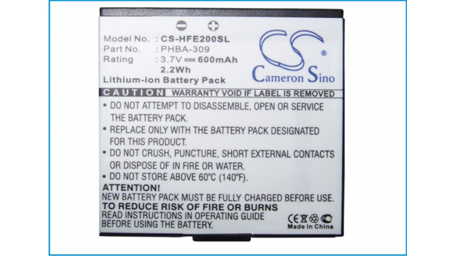 Аккумуляторная батарея iBatt iB-M2915 для телефонов, смартфонов TelefunkenЕмкость (mAh): 600. Напряжение (V): 3,7