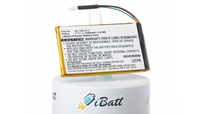 Батарея iB-M4103Емкость (mAh): 1250. Напряжение (V): 3,7