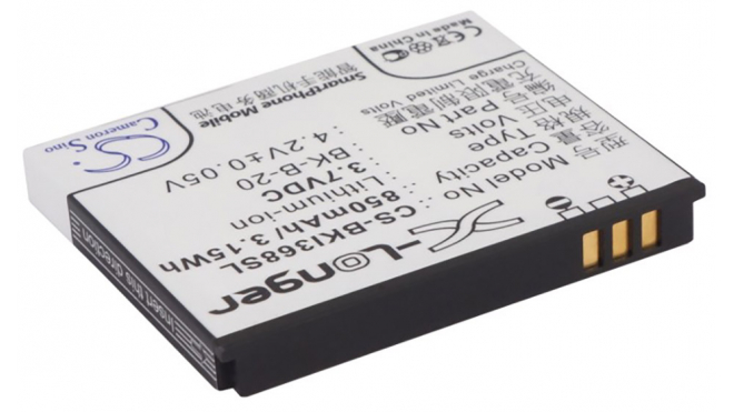 Аккумуляторная батарея iBatt iB-M1393 для телефонов, смартфонов BBKЕмкость (mAh): 850. Напряжение (V): 3,7