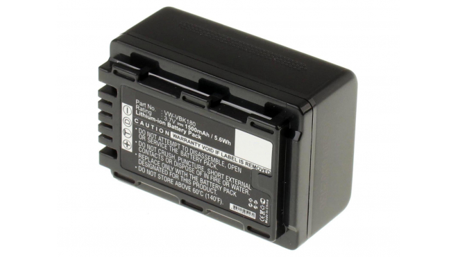 Аккумуляторные батареи для фотоаппаратов и видеокамер Panasonic HC-V500GKЕмкость (mAh): 1500. Напряжение (V): 3,7