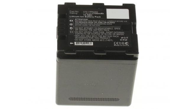 Аккумуляторная батарея VW-VBN390 для фотоаппаратов и видеокамер Panasonic. Артикул iB-F229.Емкость (mAh): 2100. Напряжение (V): 7,4