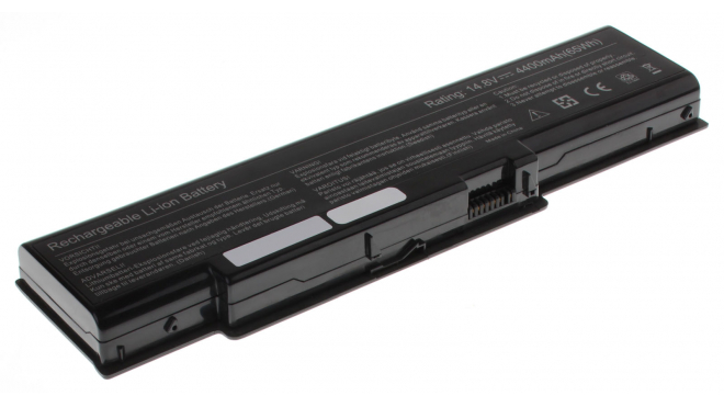 Аккумуляторная батарея для ноутбука Toshiba Equium A60-152. Артикул iB-A1322.Емкость (mAh): 6420. Напряжение (V): 14,8