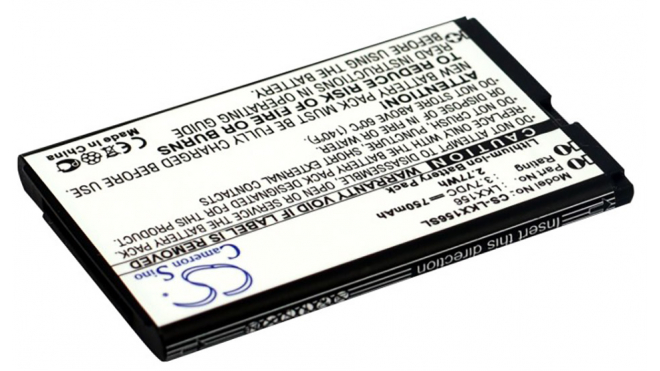 Аккумуляторная батарея для телефона, смартфона LG KX126. Артикул iB-M2215.Емкость (mAh): 750. Напряжение (V): 3,7