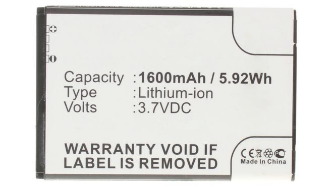 Аккумуляторная батарея iBatt iB-M248 для телефонов, смартфонов SprintЕмкость (mAh): 1600. Напряжение (V): 3,7