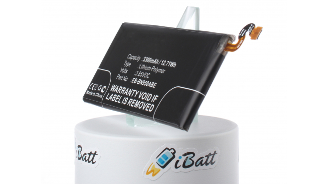 Аккумуляторная батарея EB-BN950ABA для телефонов, смартфонов Samsung. Артикул iB-M2740.Емкость (mAh): 3300. Напряжение (V): 3,85