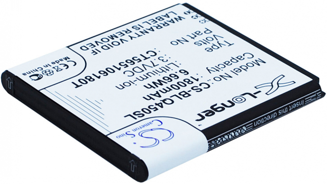 Аккумуляторная батарея iBatt iB-M1542 для телефонов, смартфонов BLUЕмкость (mAh): 1800. Напряжение (V): 3,7