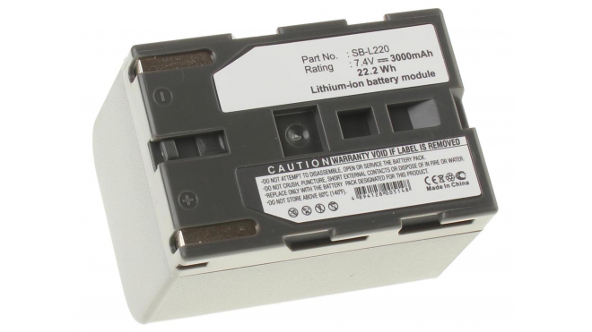 Аккумуляторная батарея SB-L220 для фотоаппаратов и видеокамер Leaf. Артикул iB-F241.Емкость (mAh): 3000. Напряжение (V): 7,4