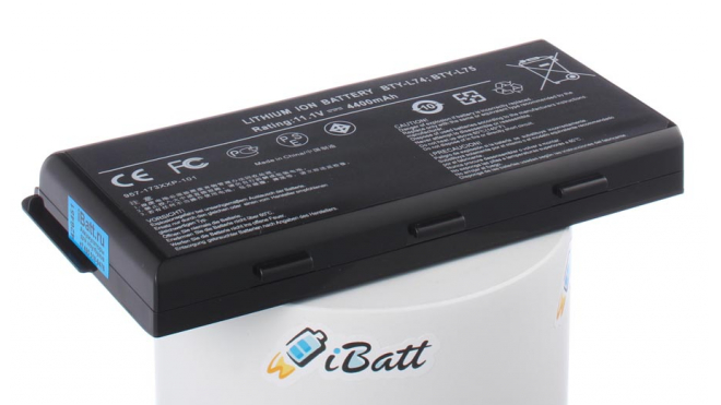 Аккумуляторная батарея для ноутбука MSI CX620. Артикул iB-A440.Емкость (mAh): 4400. Напряжение (V): 11,1