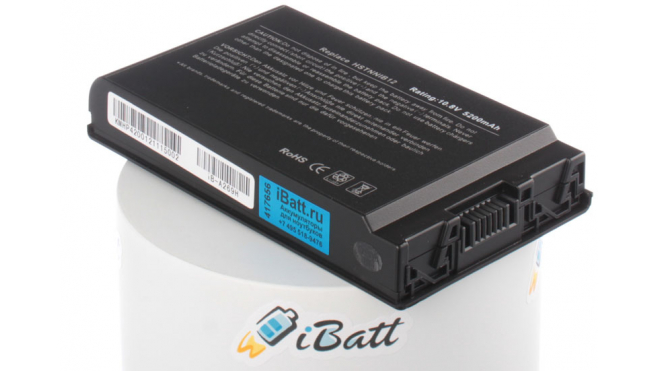 Аккумуляторная батарея для ноутбука HP-Compaq nc4400. Артикул iB-A269H.Емкость (mAh): 5200. Напряжение (V): 10,8