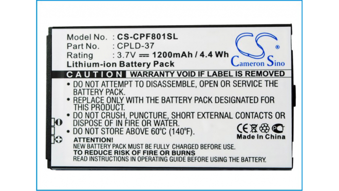 Аккумуляторная батарея для телефона, смартфона Coolpad F668. Артикул iB-M1662.Емкость (mAh): 1200. Напряжение (V): 3,7