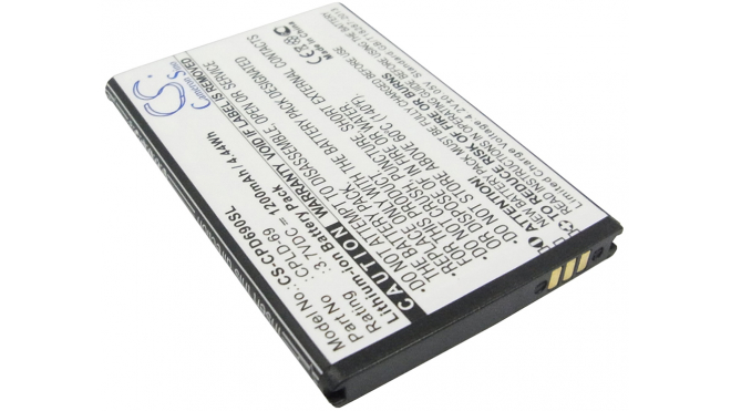 Аккумуляторная батарея CPLD-69 для телефонов, смартфонов Coolpad. Артикул iB-M1677.Емкость (mAh): 1200. Напряжение (V): 3,7
