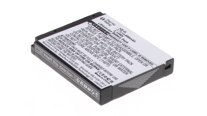 Аккумуляторная батарея iBatt iB-F471 для фотокамер и видеокамер CanonЕмкость (mAh): 850. Напряжение (V): 3,7