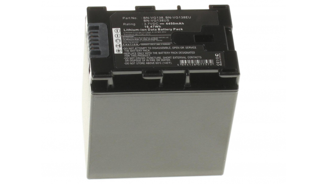 Аккумуляторные батареи для фотоаппаратов и видеокамер JVC GZ-HM446Емкость (mAh): 4450. Напряжение (V): 3,7