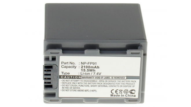 Аккумуляторная батарея NP-FP30 для фотоаппаратов и видеокамер Sony. Артикул iB-F282.Емкость (mAh): 2100. Напряжение (V): 7,4