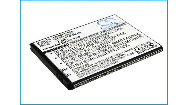 Аккумуляторная батарея SAMI110BATS для телефонов, смартфонов Samsung. Артикул iB-M2782.Емкость (mAh): 1200. Напряжение (V): 3,7