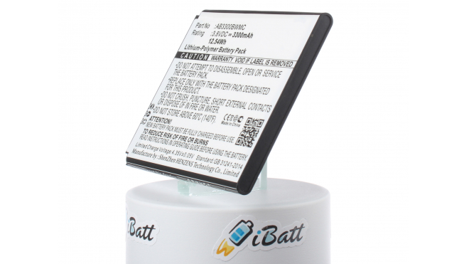 Аккумуляторная батарея iBatt iB-M2554 для телефонов, смартфонов PhilipsЕмкость (mAh): 3300. Напряжение (V): 3,8