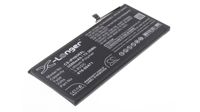 Аккумуляторная батарея iBatt iB-M3627 для телефонов, смартфонов AppleЕмкость (mAh): 3500. Напряжение (V): 3,8