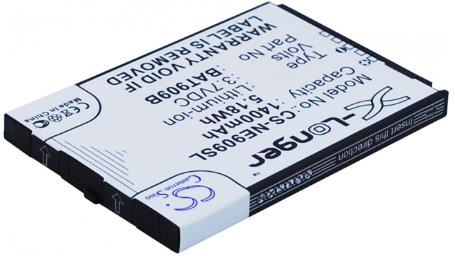 Аккумуляторная батарея BAT909B для телефонов, смартфонов NEC. Артикул iB-M2356.Емкость (mAh): 1400. Напряжение (V): 3,7