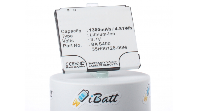 Аккумуляторная батарея BA S400 для телефонов, смартфонов T-Mobile. Артикул iB-M241.Емкость (mAh): 1300. Напряжение (V): 3,7