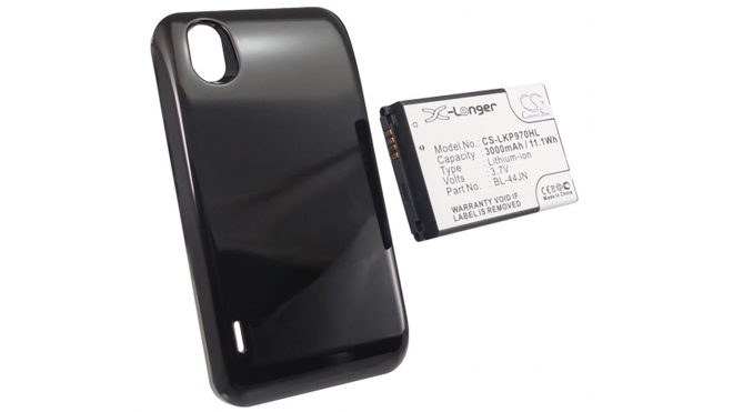 Аккумуляторная батарея для телефона, смартфона LG P970 Optimus Black. Артикул iB-M345.Емкость (mAh): 3000. Напряжение (V): 3,7