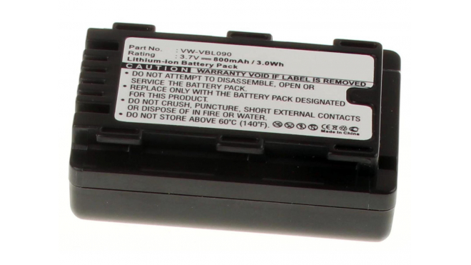 Аккумуляторные батареи для фотоаппаратов и видеокамер Panasonic SDR-S50AЕмкость (mAh): 800. Напряжение (V): 3,7