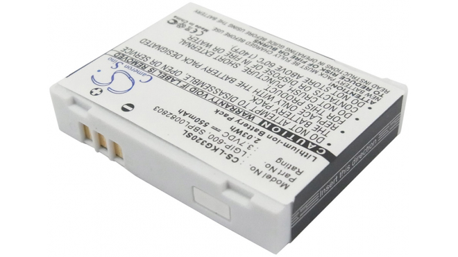 Аккумуляторная батарея iBatt iB-M171 для телефонов, смартфонов LGЕмкость (mAh): 550. Напряжение (V): 3,7