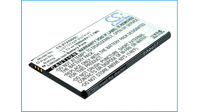 Аккумуляторная батарея iBatt iB-M3028 для телефонов, смартфонов ZTEЕмкость (mAh): 1000. Напряжение (V): 3,7
