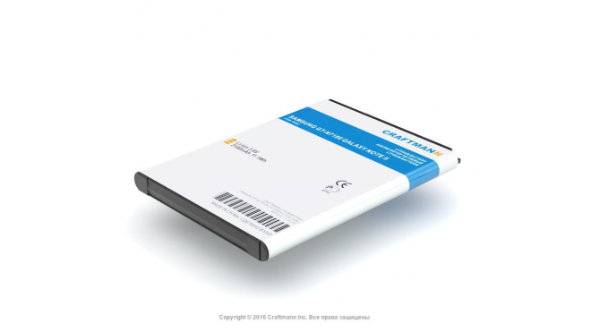 Аккумуляторная батарея для телефона, смартфона Samsung SCH-N719 Galaxy Note II (CDMA). Артикул C1.02.251.Емкость (mAh): 3100. Напряжение (V): 3,6